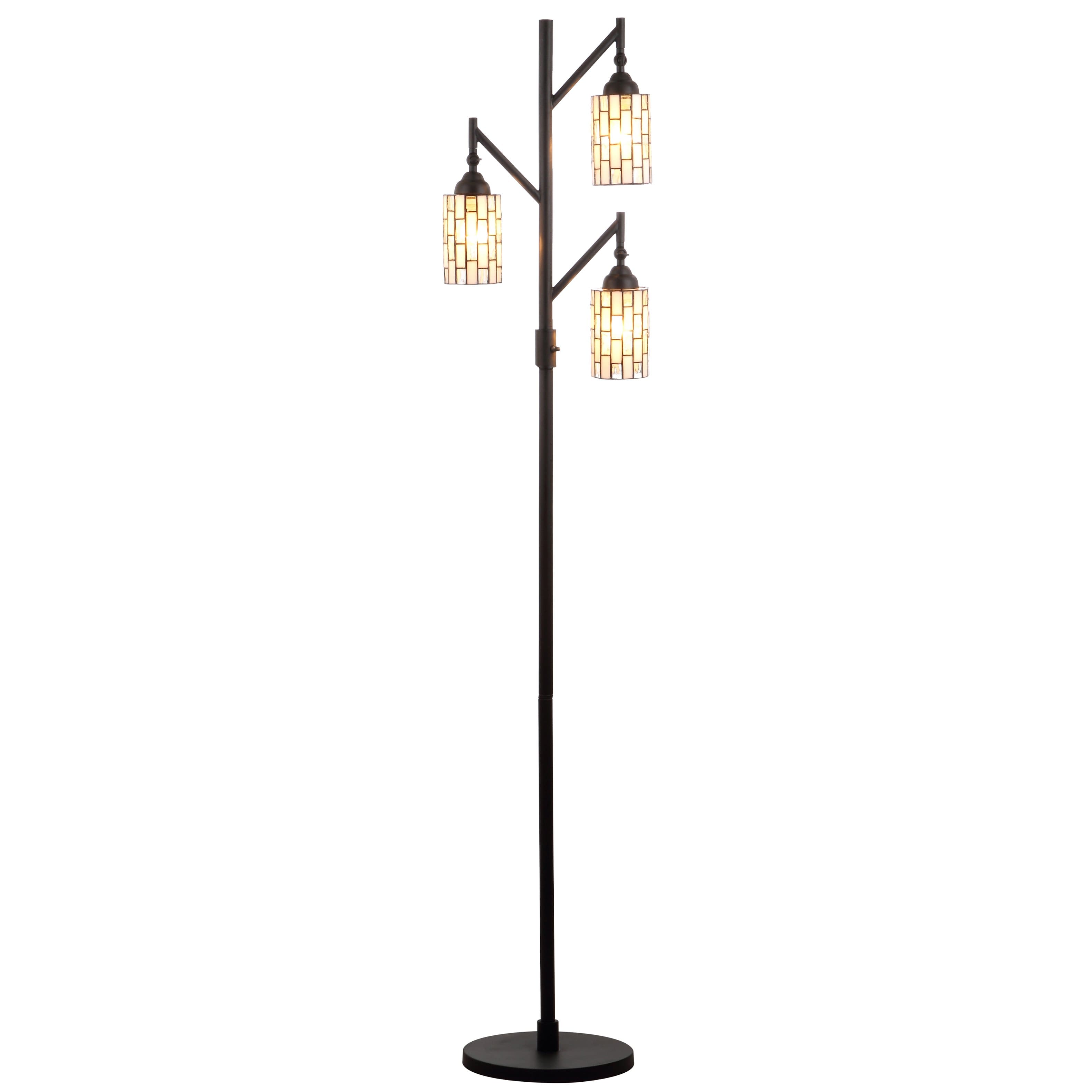 "Jonathan Y - Lewis Tiffany-Style 71"" Multi-Light LED Floor Lamp - Bronze" price history on PriceWatchPro