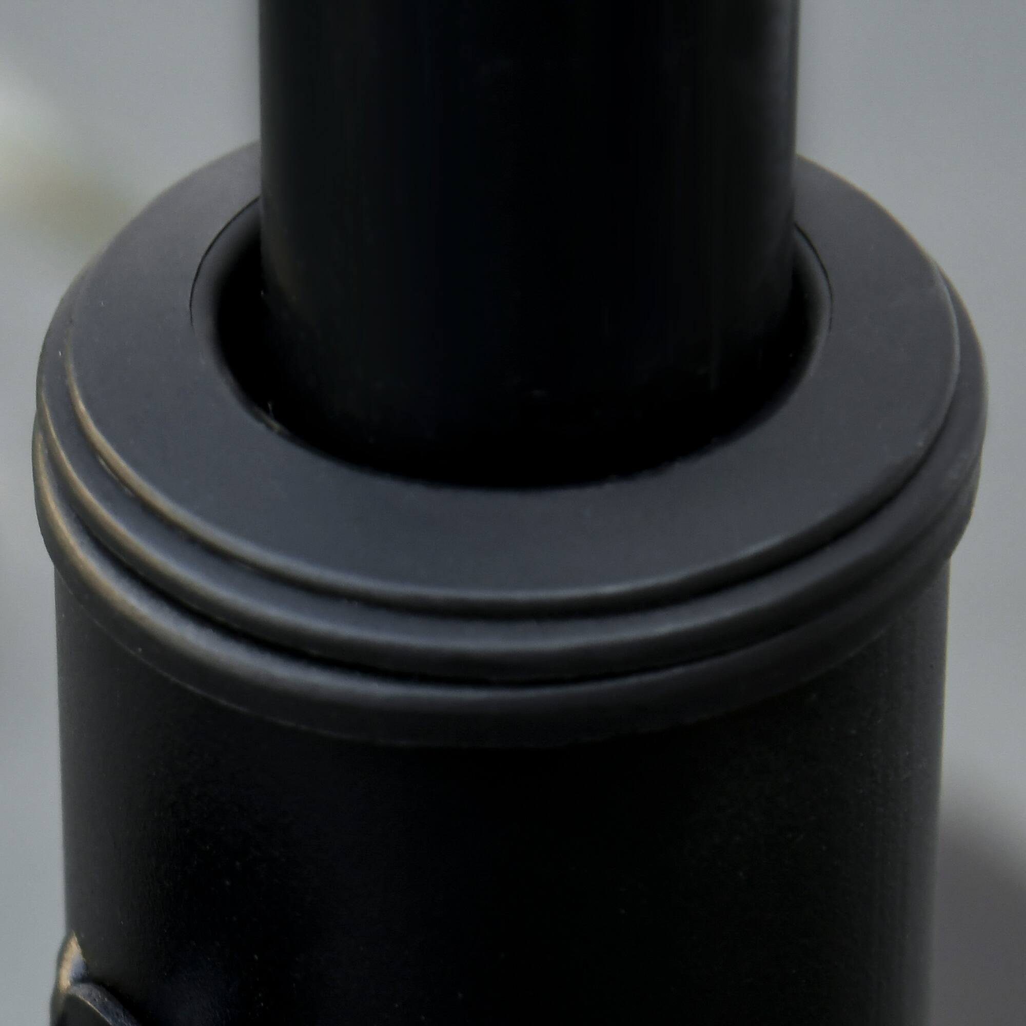 Alt View 5. Outsunny - 42lbs Resin Patio Umbrella Base, 20" Square Outdoor Umbrella Stand Holder for Parasol Poles 1.26", 1.5", and 1.9" Dia - Brown.