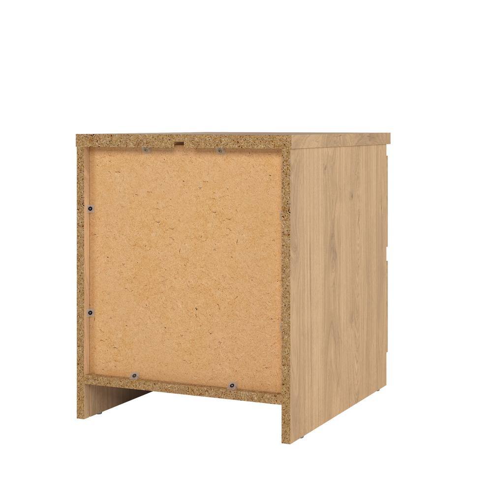 Alt View 2. Tvilum - Scottsdale 2 Drawer Nightstand, Jackson Hickory - Brown.