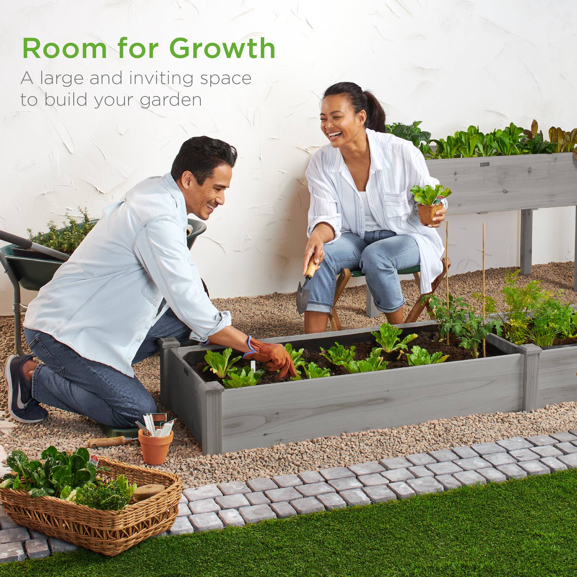 Room for Growth  
A large and inviting space to build your garden