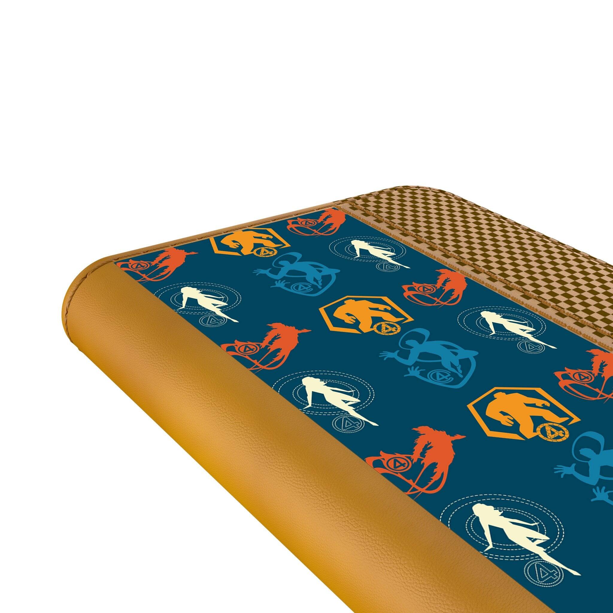 Alt View 1. Keyscaper - Marvel Pattern 2 Folio Phone Case - Samsung Galaxy S24 - Fantastic Four.