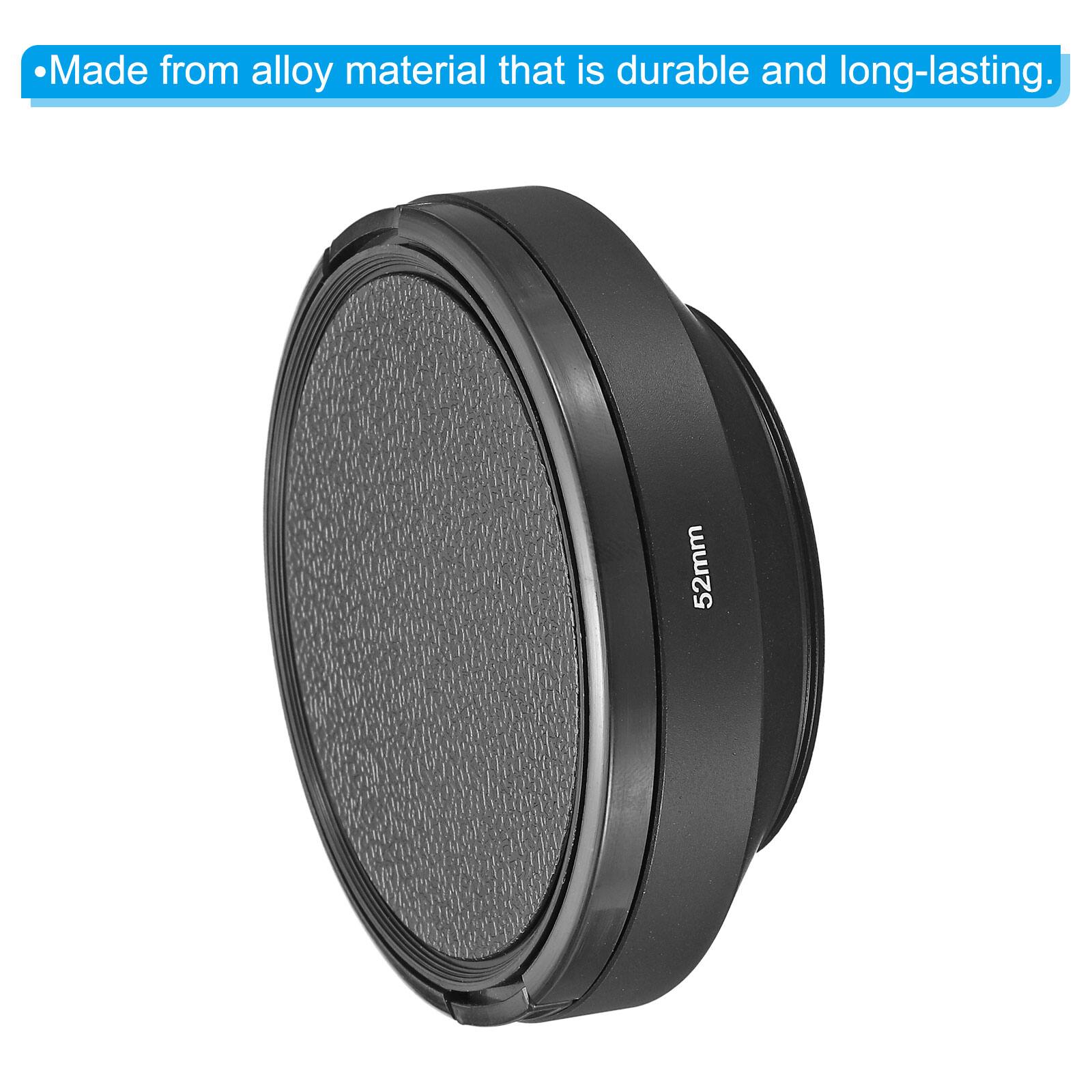 Made from alloy material that is durable and long-lasting. 52mm