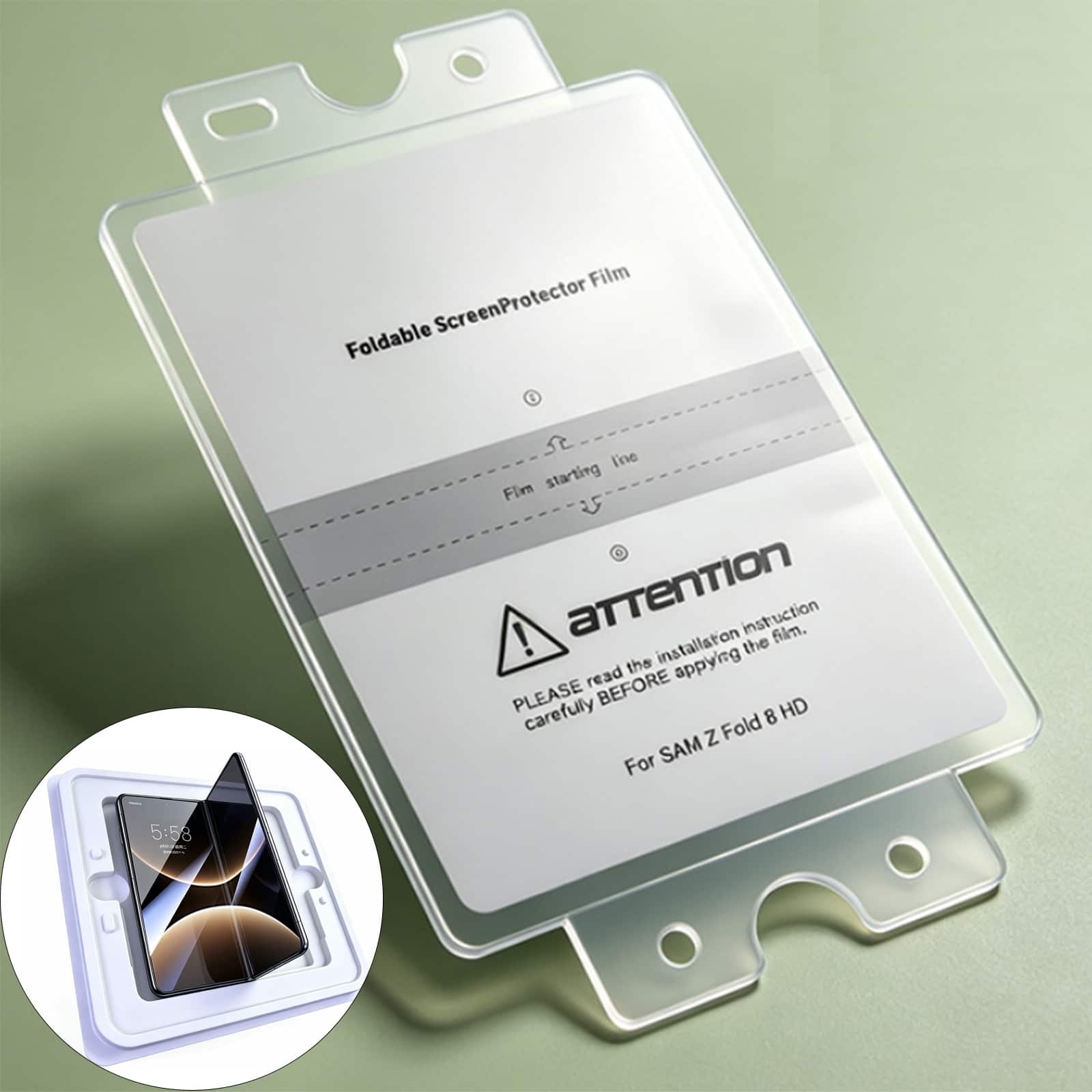 Dteck - Screen Protector for Samsung Galaxy Z Fold8, Soft Inside Hydrogel Film with Instant Install Applicator, Bubble-Free - Clear price history on PriceWatchPro