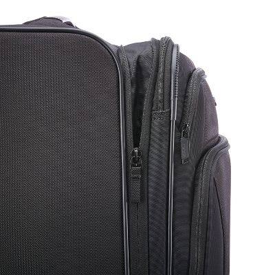 Alt View 4. American Tourister - AMERICAN TOURISTER PHENOM SOFTSIDE CARRY ON SPINNER SUITCASE - BLACK - Black.