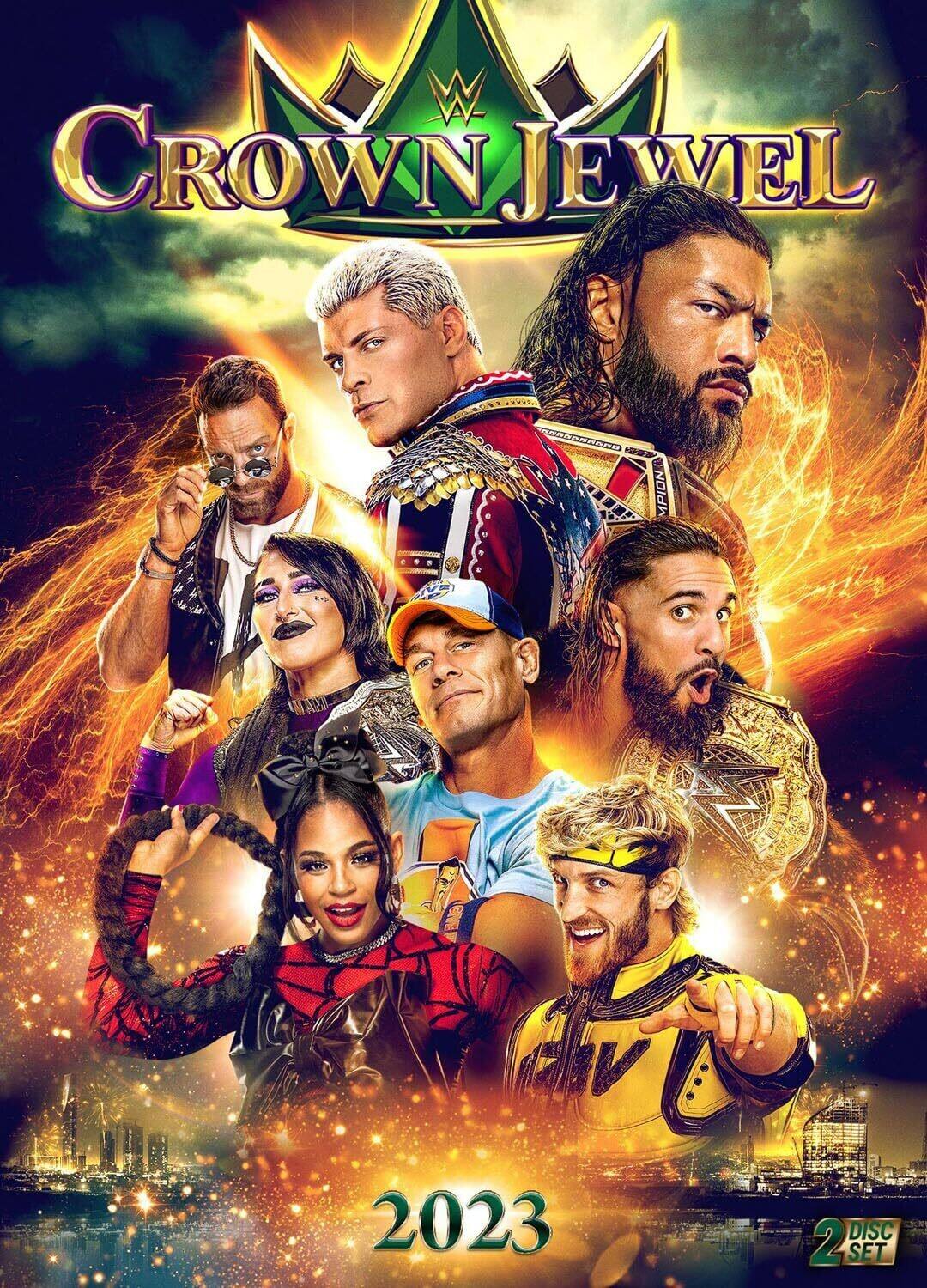 Front. WWE: Crown Jewel 2023   - DVD.