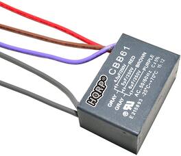 HQRP - Ceiling Fan Motor Capacitor 4.5-5-6 uF 5-Wire for Harbor Breeze CBB61