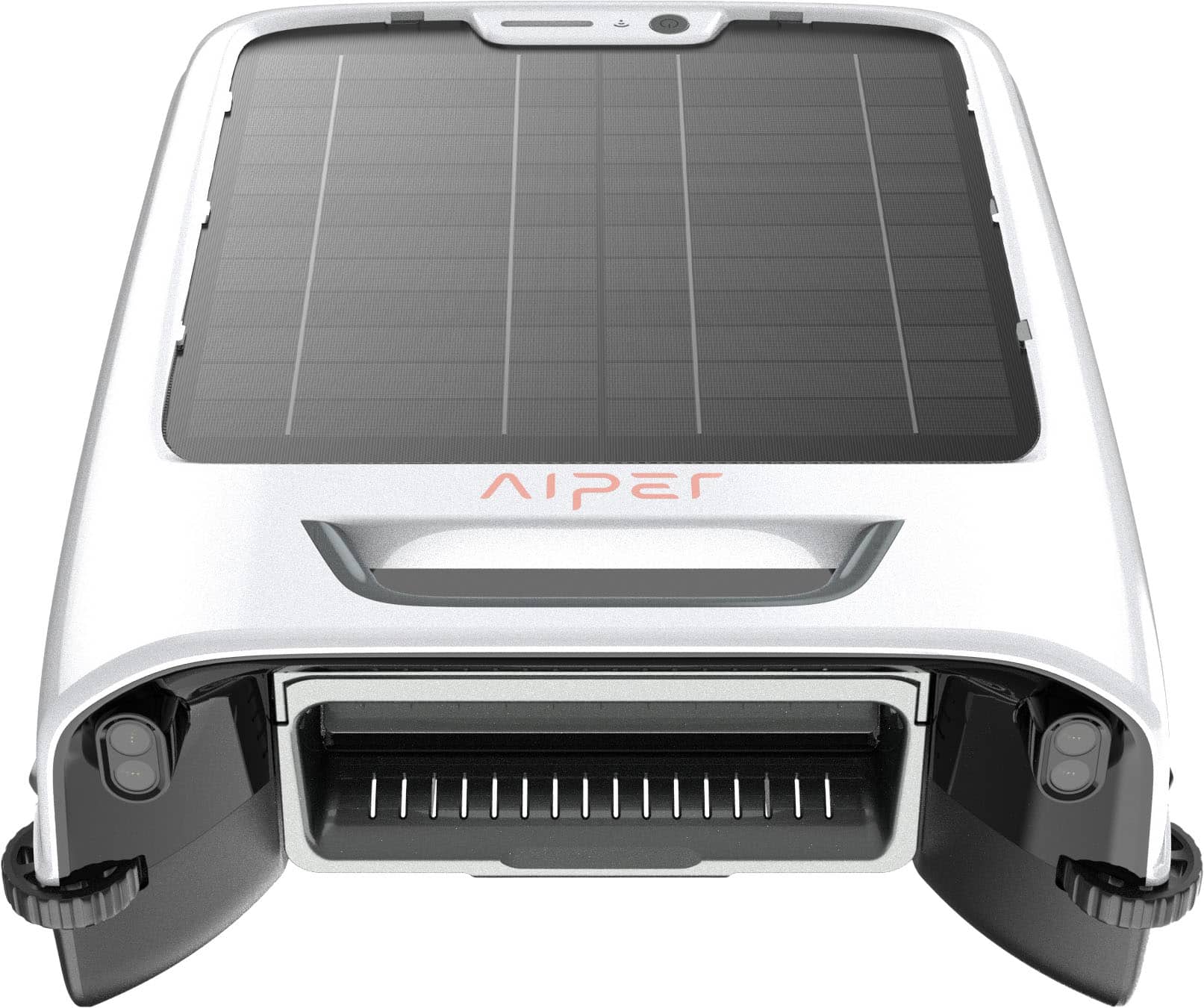 Front. Aiper - Scuba Eco Sufer M2 pool skimmer,solar power energy - White.