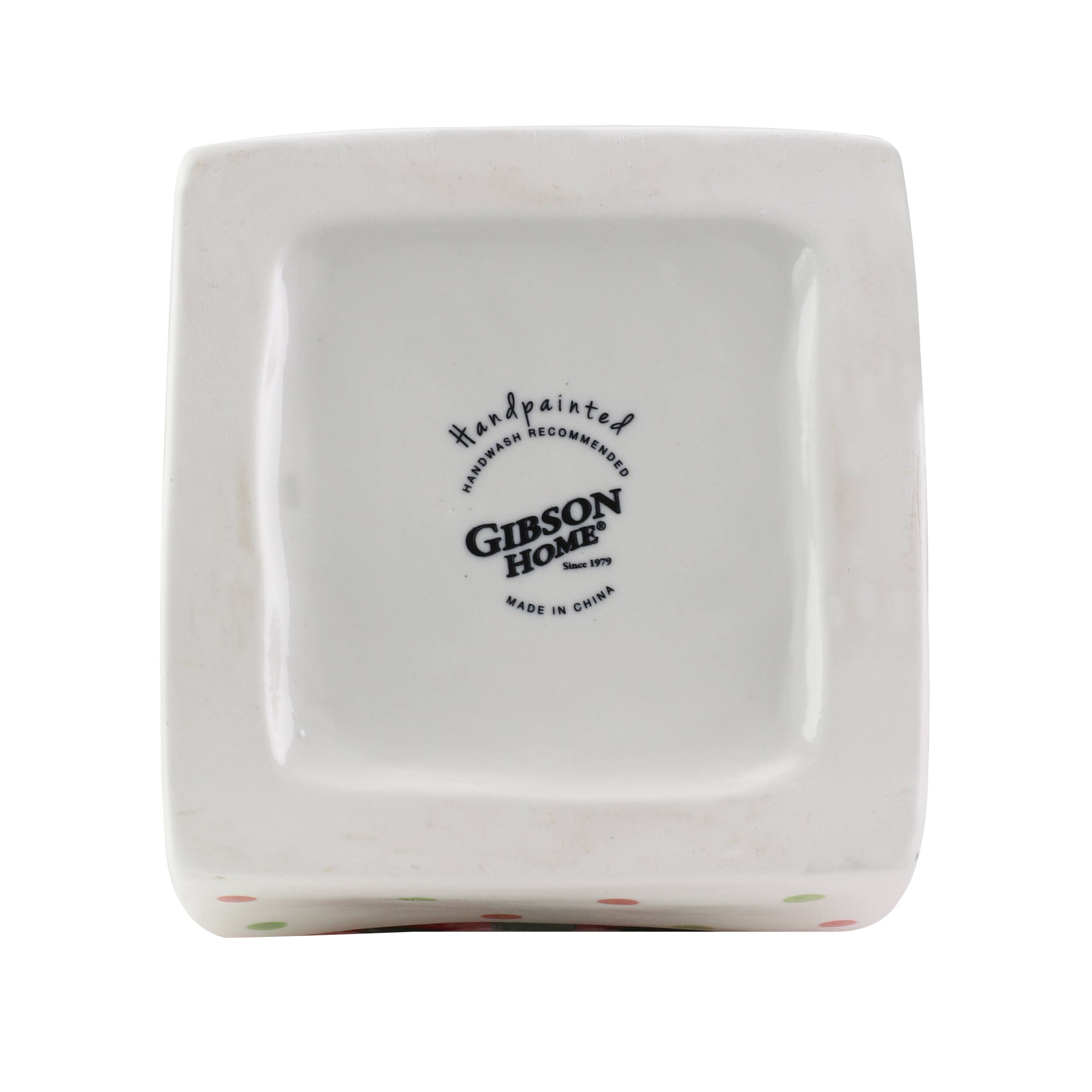 Handpainted Gibson Home Recommended Handwash Made in China