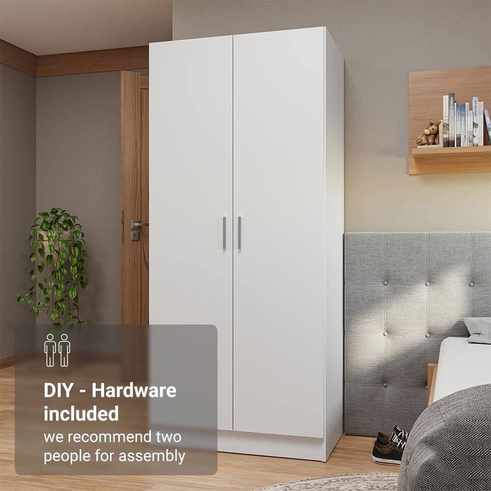 DIY - Hardware included  
we recommend two people for assembly