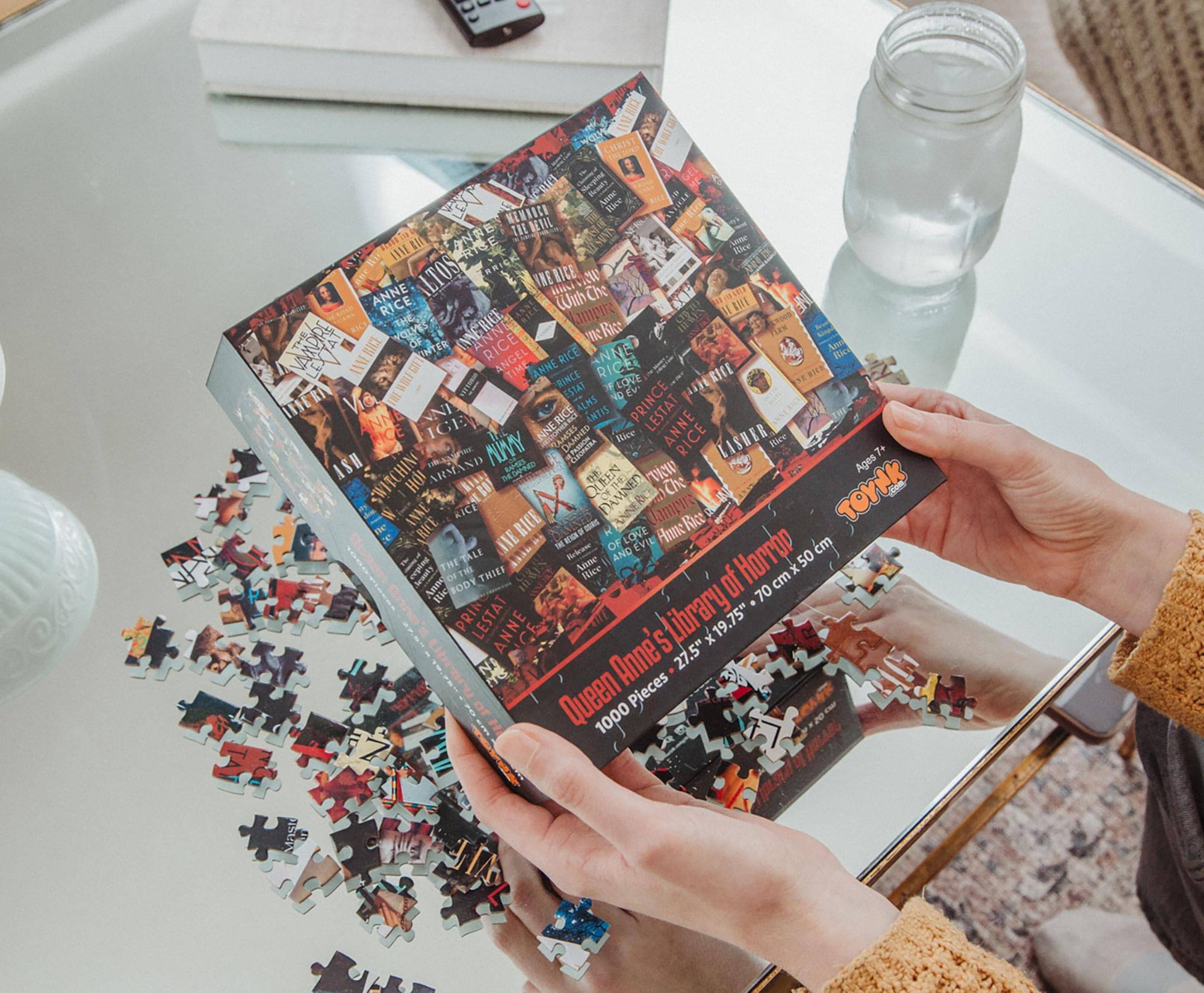 Queen Anne's Library of Horror  
1000 Pieces  
27.5" x 19.75"  
70 cm x 50 cm  
Ages 7+  

Queen Anne's Library of Horror  
1000 Pieces  
27.5" x 19.75"  
70 cm x 50 cm  

Queen Anne's Library of Horror  
1000 Pieces  
27.5" x 19.75"  
70 cm x 50 cm  

Queen Anne's Library of Horror  
1000 Pieces  
27.5" x 19.75"  
70 cm x 50 cm  

Queen Anne's Library of Horror  
1000 Pieces  
27.5" x 19.75"  
70 cm x 50 cm  

Queen Anne's Library of Horror  
1000 Pieces  
27.5" x 19.75"  
70 cm x 50 cm  

Queen Anne's Library of Horror  
1000 Pieces  
27.5" x 19.75"  
70 cm x 50