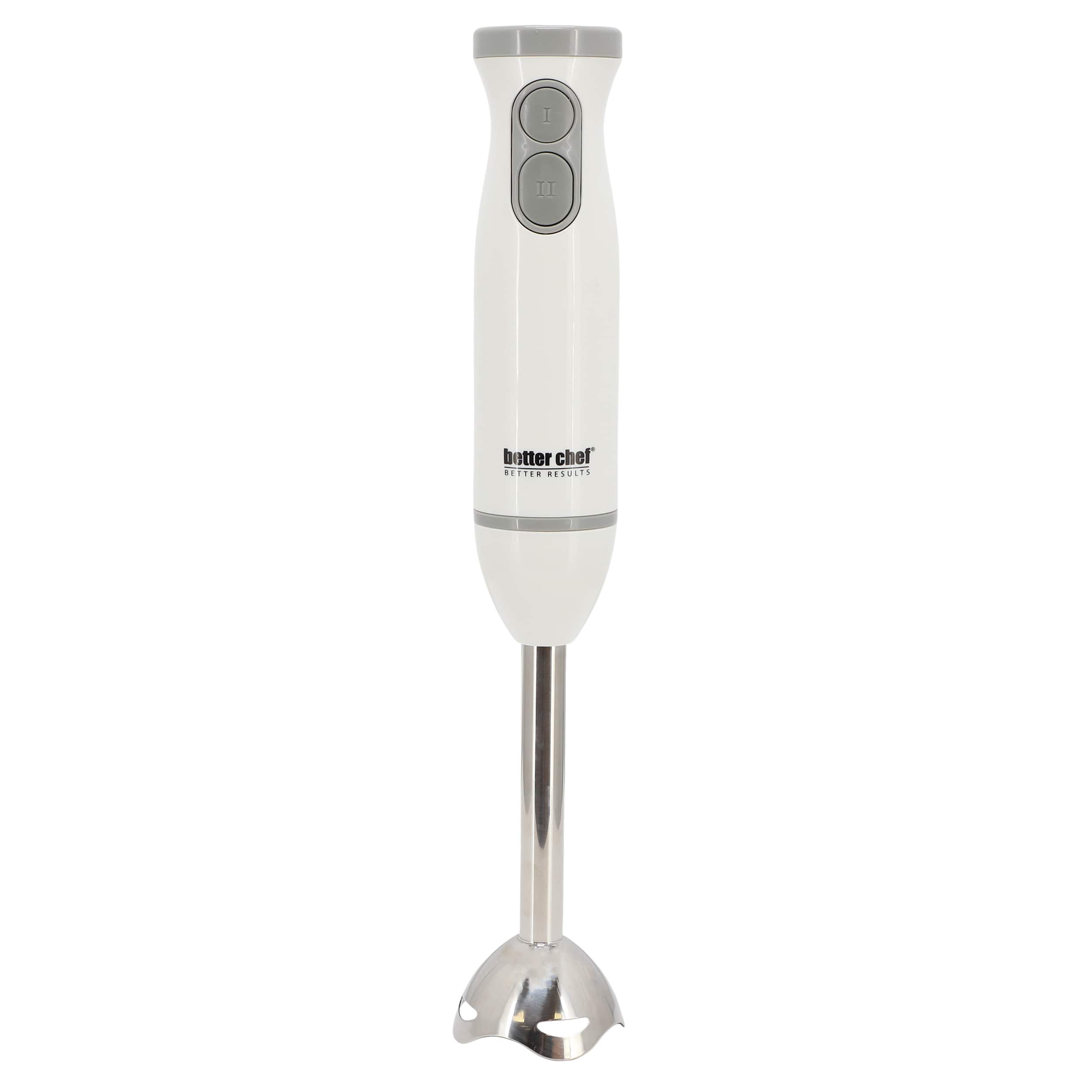 Better Chef - 2-Speed 150-Watt Immersion Hand Blender - White