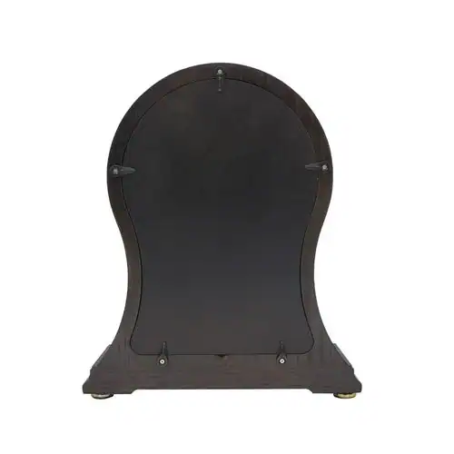 Angle. Seiko - Seiko Tai Wooden Dual Chime Mantel Clock, Brown - Antique Brown.