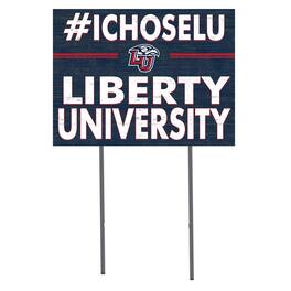 Jardine - Liberty Flames 18'' x 24'' I Chose Lawn Sign - Navy