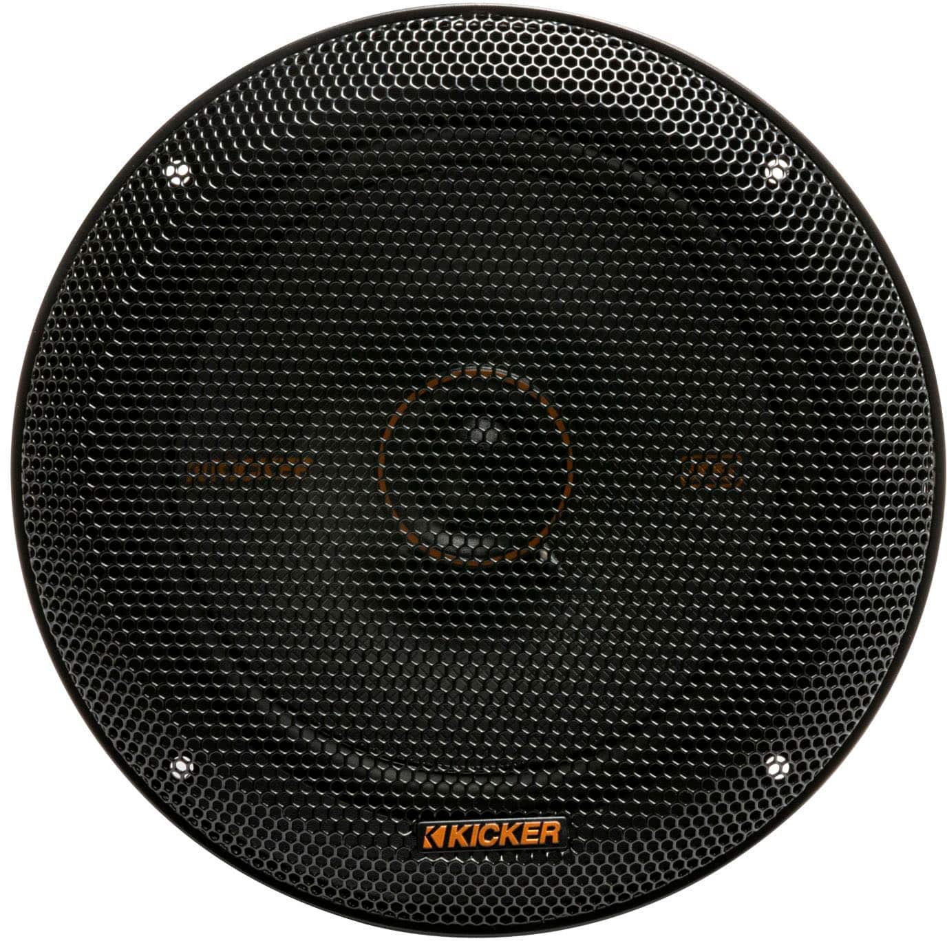 Front. KICKER - KS Series 6-1/2" 2-Way Car Speakers with Polypropylene Cones (Pair) - Black.