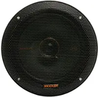 KICKER - KS Series 6-1/2" 2-Way Car Speakers with Polypropylene Cones (Pair) - Black - Front_Zoom