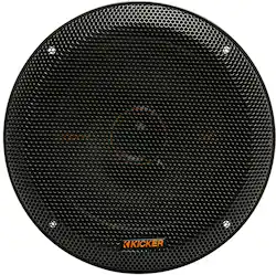 KICKER - KS Series 6-1/2" 2-Way Car Speakers with Polypropylene Cones (Pair) - Black - Front_Zoom