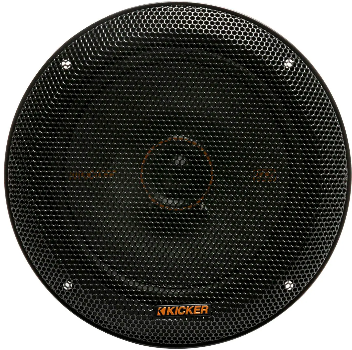 Front. KICKER - KS Series 6-1/2" 2-Way Car Speakers with Polypropylene Cones (Pair) - Black.