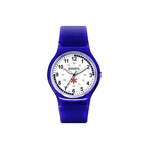 Dakota - Clean Water Resistant Plastic Nurse Watch - Dark Blue