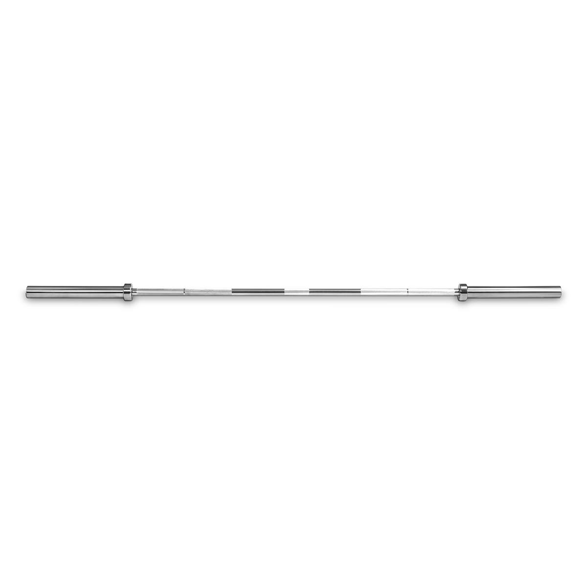 Alt View 20. Costway - 1000 lb Olympic Chromed Weight Bar 7' Olympic Barbell Multipurpose Weightlifting - Silvr/White.