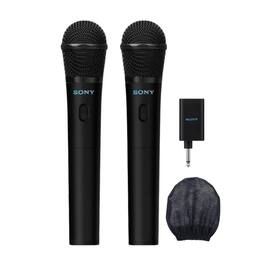 Sony - ULT Mic Wireless Karaoke Microphone (Black) Bundle with Microphone Cover