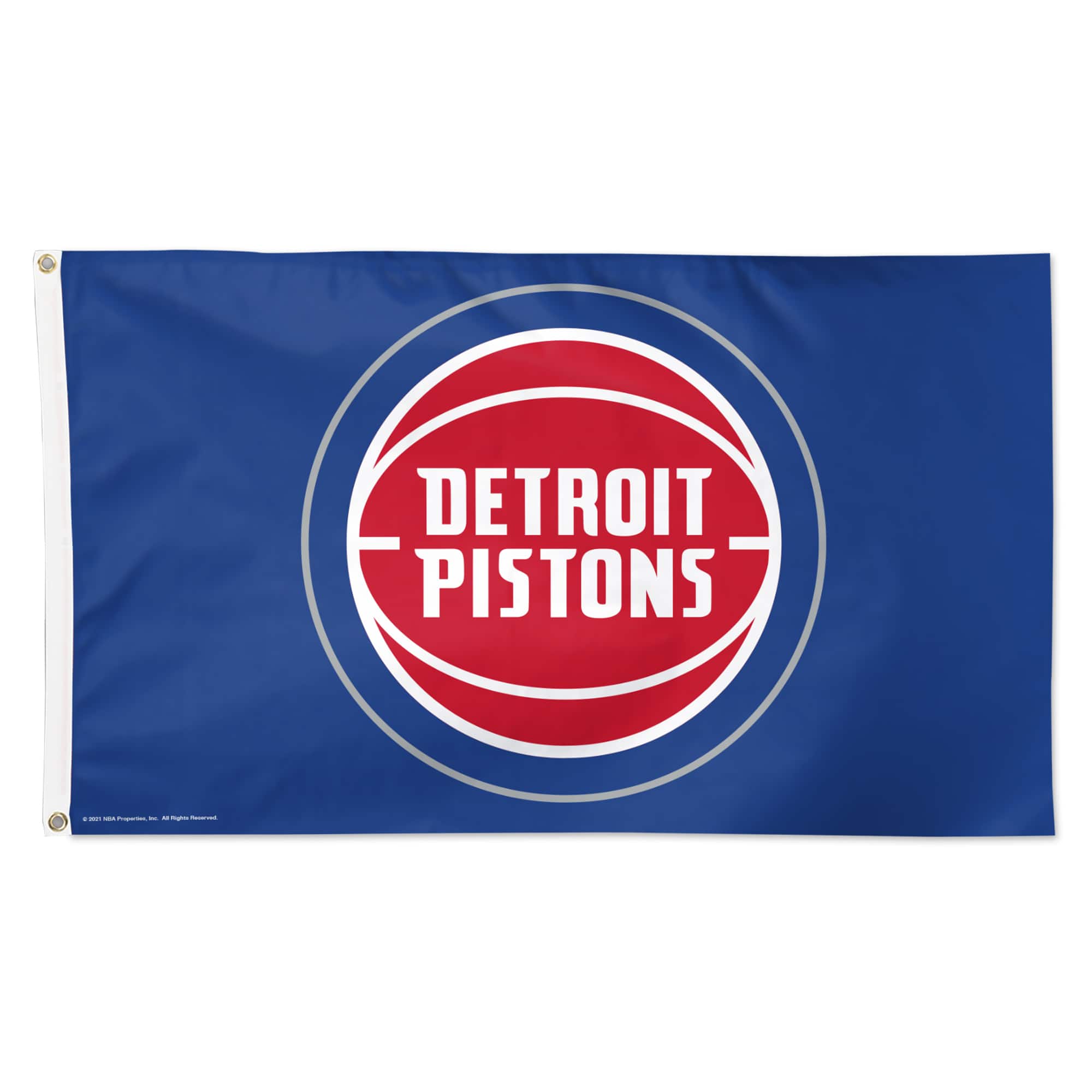 Photos - Other Decoration Deluxe WinCraft - Detroit Pistons 3' x 5' Single-Sided  Primary Team Logo Flag - Multicolor 4775542 