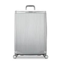 Samsonite - Silhouette 18 31" Expandable Spinner Suitcase - Metallic Silver - Front_Zoom