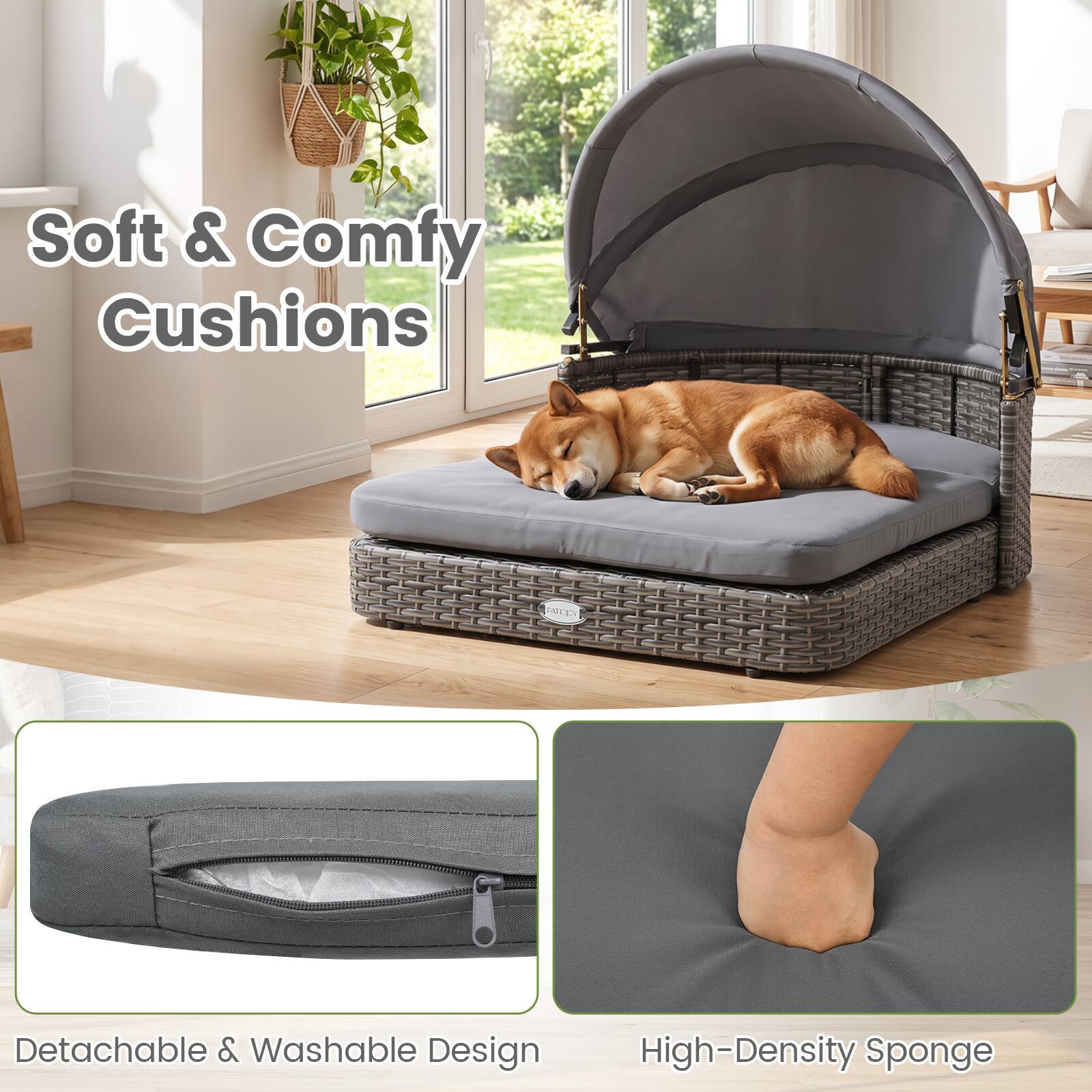 Soft & Comfy Cushions

Detachable & Washable Design

High-Density Sponge