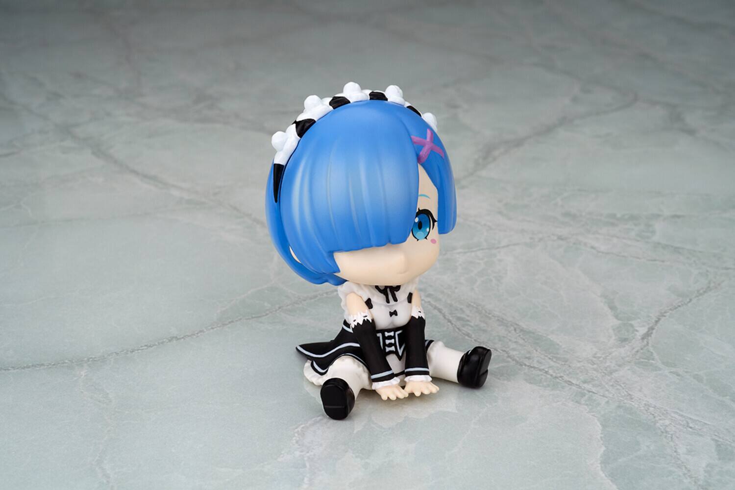 Alt View 3. PopMarket - Penguin Parade - Re: Zero Starting Life - Rem Petanko Sofubi Soft Vinyl Figure   - Collectibles - Multicolor.