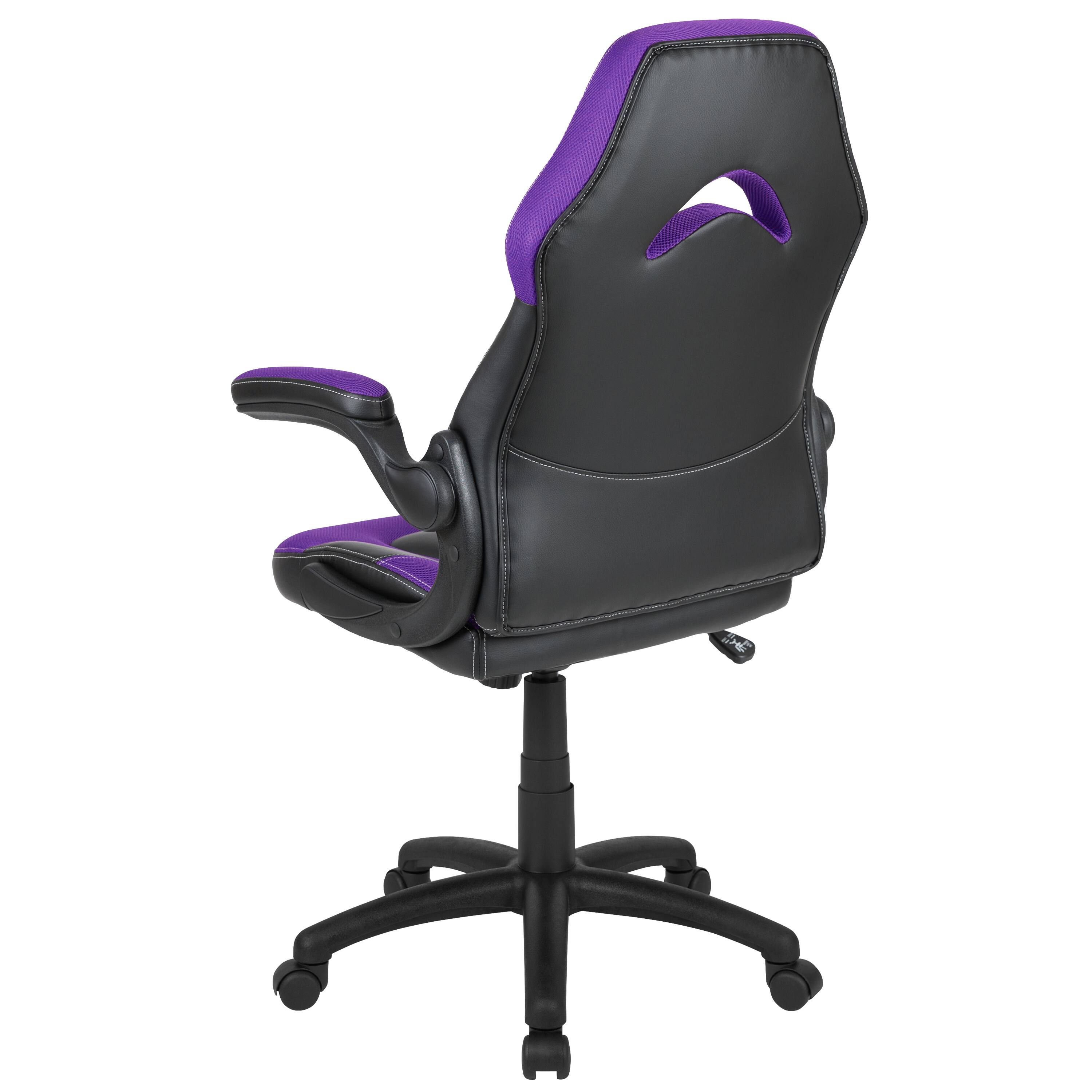 Alt View 5. Emma + Oliver - Z100 Gaming Chair Racing Office Ergonomic Computer PC Adjustable Swivel Chair - Purple.