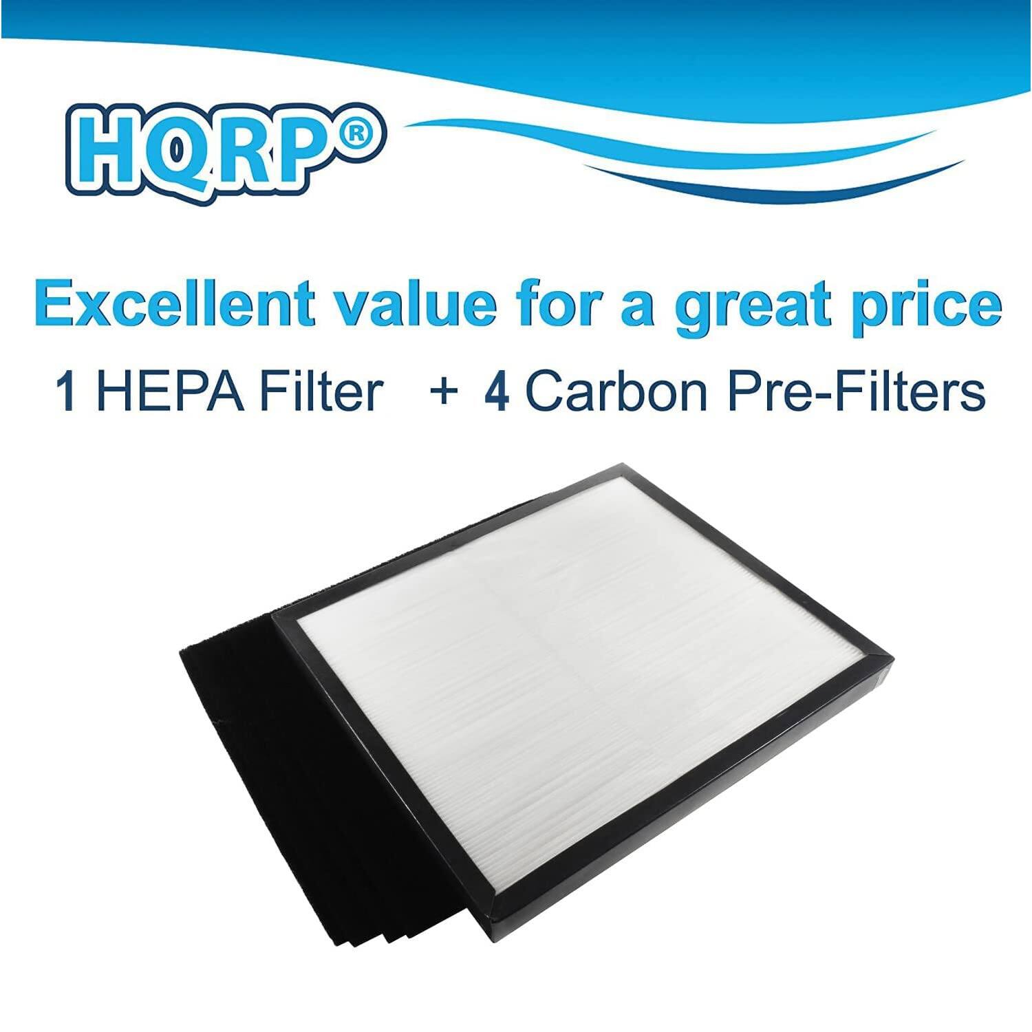HQRP®  
Excellent value for a great price  
1 HEPA Filter + 4 Carbon Pre-Filters