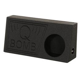 QPower - QBomb 10" Single Vented Subwoofer Box with Black Bedliner Spray (2 Pack)