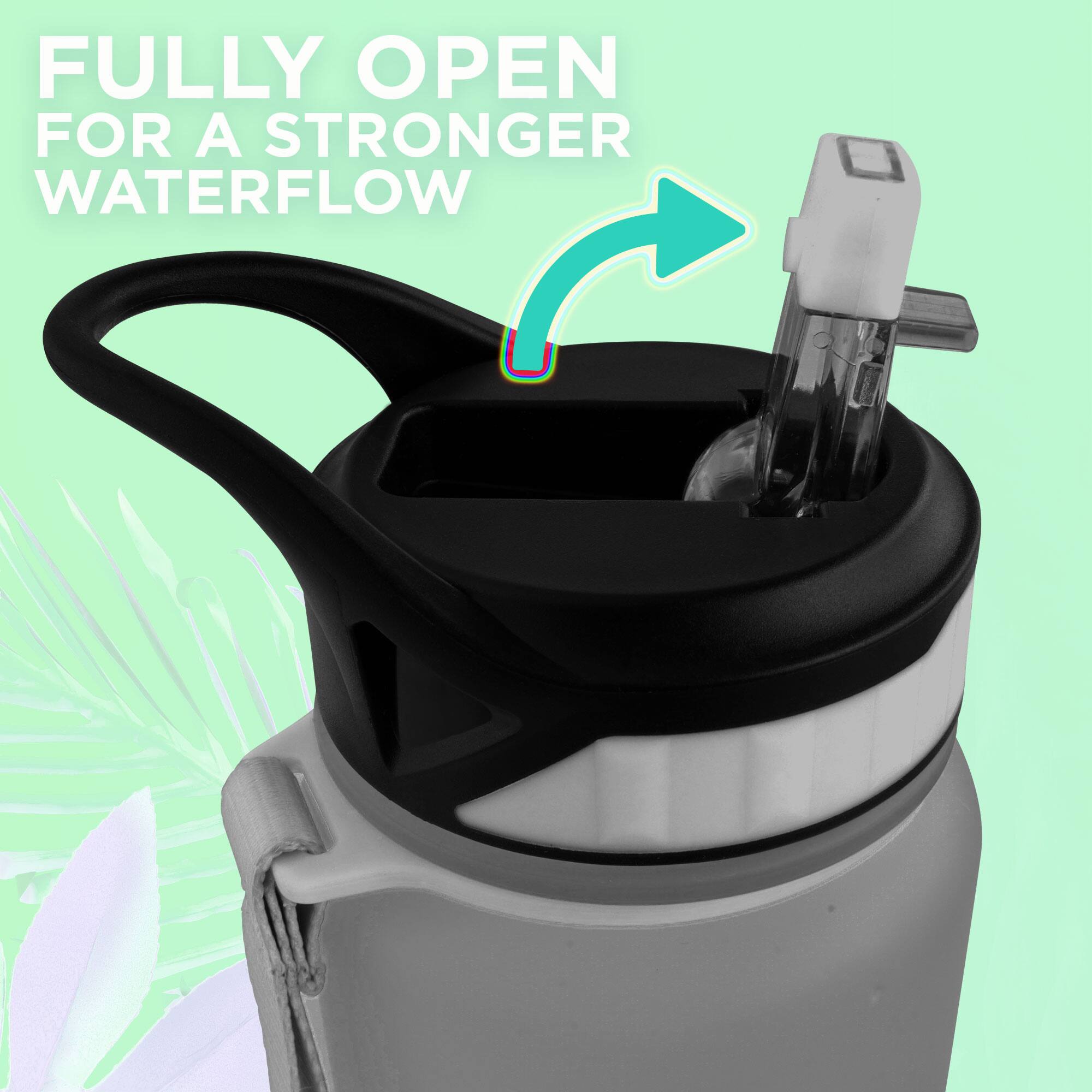 FULLY OPEN FOR A STRONGER WATERFLOW