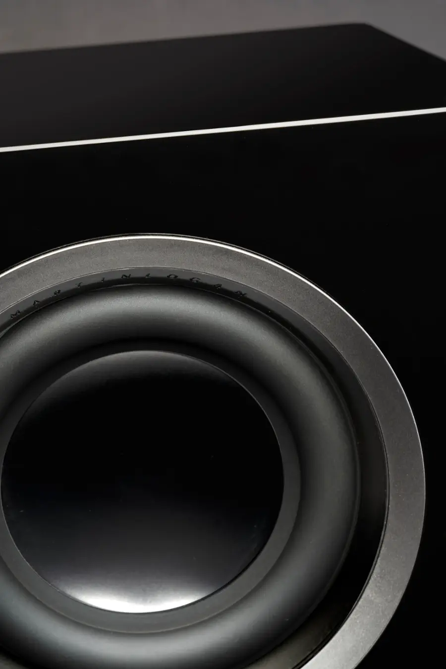 Alt View 15. MartinLogan - Abyss 10, 10” Hybrid, Powered Subwoofer, with Magnitude MT-1.6kW Amplifier, Sub Control App, and Wireless Built-In - Gloss Black.