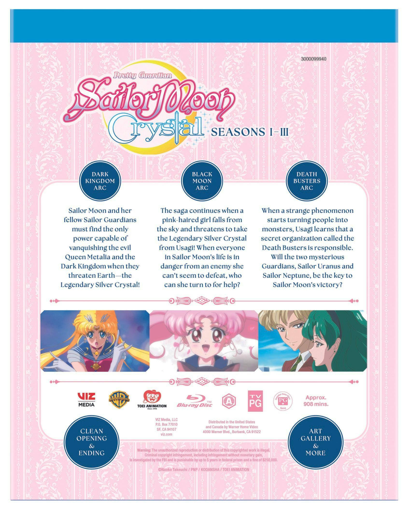 Back. Sailor Moon Crystal: Season 1-3 Collection   - BLU-RAY.