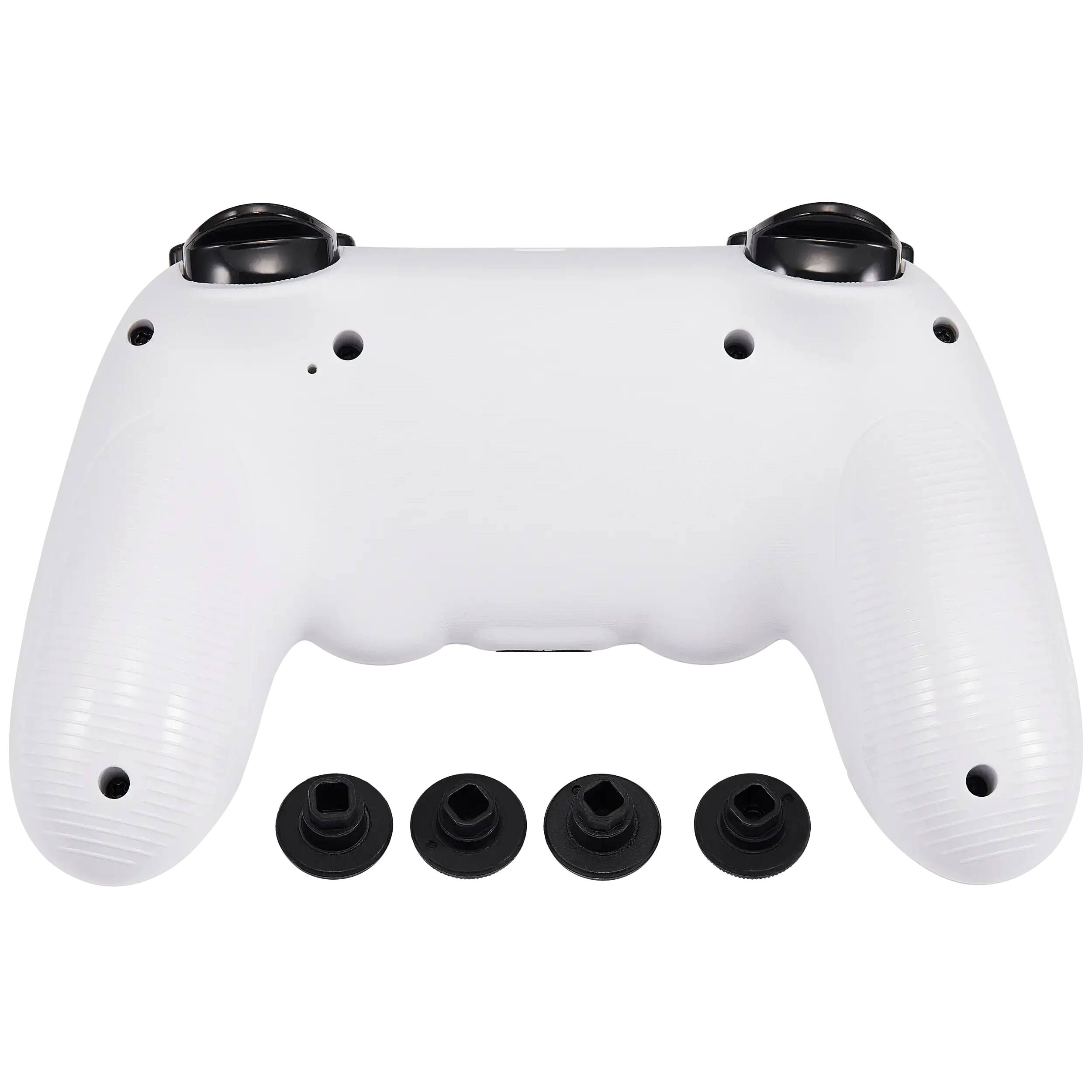 Back. Dobe - Wireless Bluetooth Controller Compatible For PlayStation 4 PS4 - White (DOBE) - White.