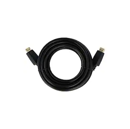 Front. Visiontek - DisplayPort to DisplayPort 1.4 Cable 4.5 Meter - 14.76 ft DisplayPort A/V Cable for Dock, Audio/Video Device, Monitor, C - Black.