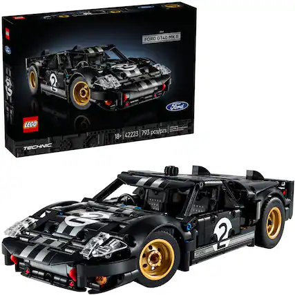 - GT40 MK I FORD 8 2
- Ford LEGO TECHNIC.
- 42223 793 pcs/pzs 18+
- LEA e 1 7 FORD 2