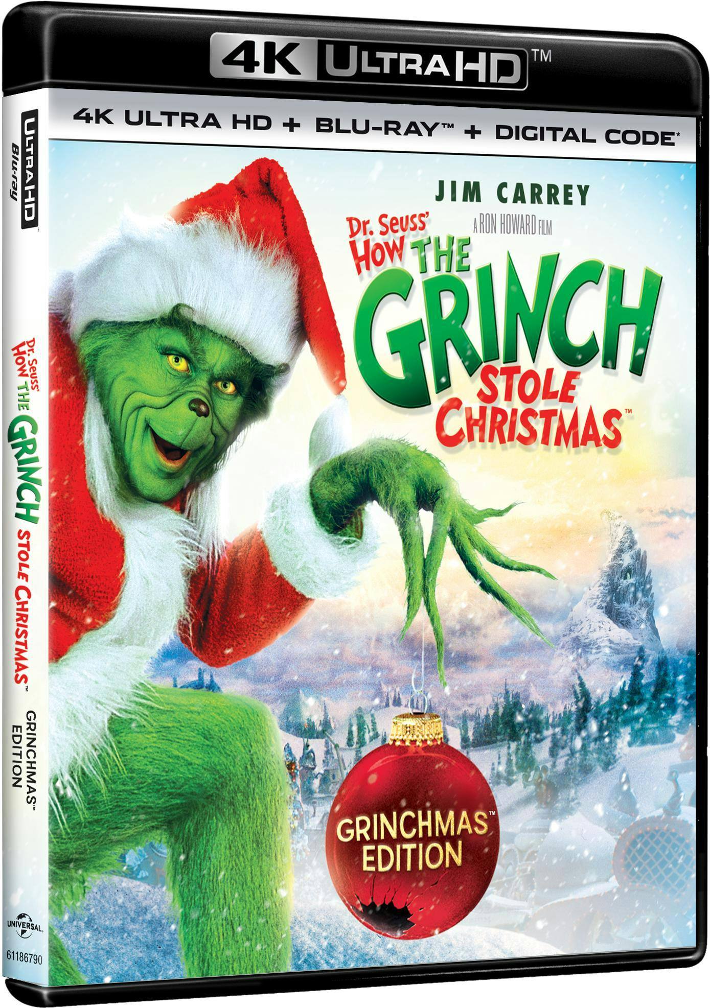 Angle. Dr. Seuss' How The Grinch Stole Christmas (Grinchmas Edition - 4K Ultra HD) [UHD].