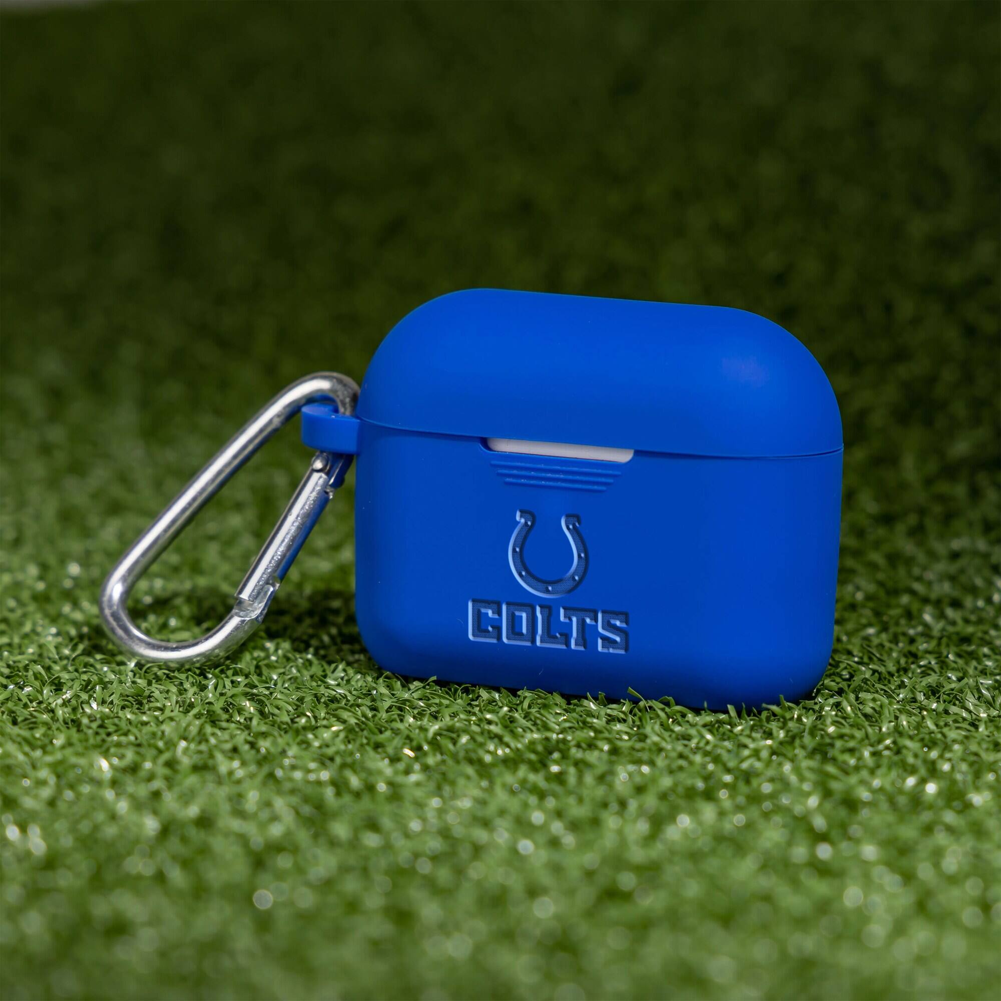 Alt View 1. Artinian - Indianapolis Colts Debossed Silicone Airpods Pro Case Cover - No Size - Multicolor.