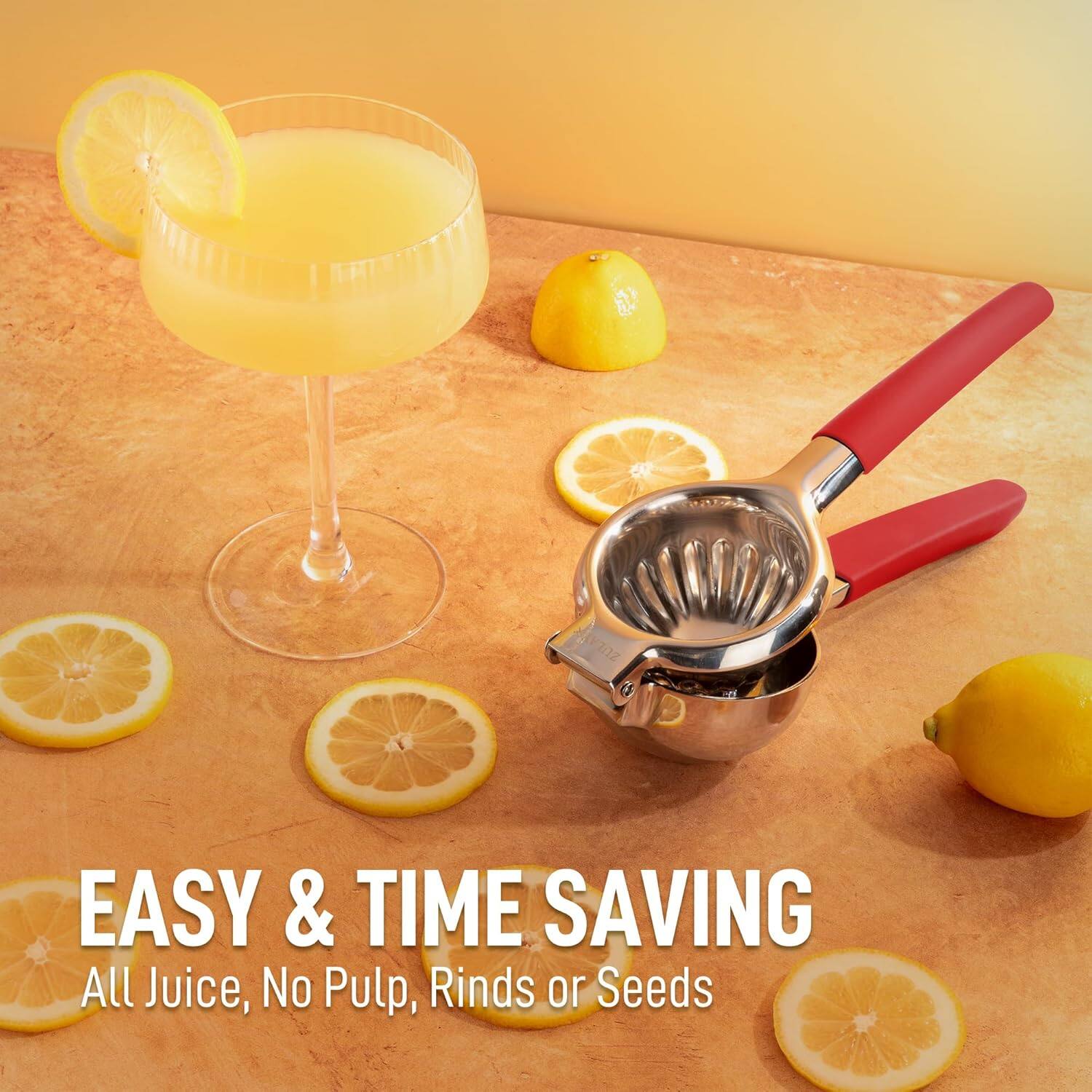 EASY & TIME SAVING
All Juice, No Pulp, Rinds or Seeds