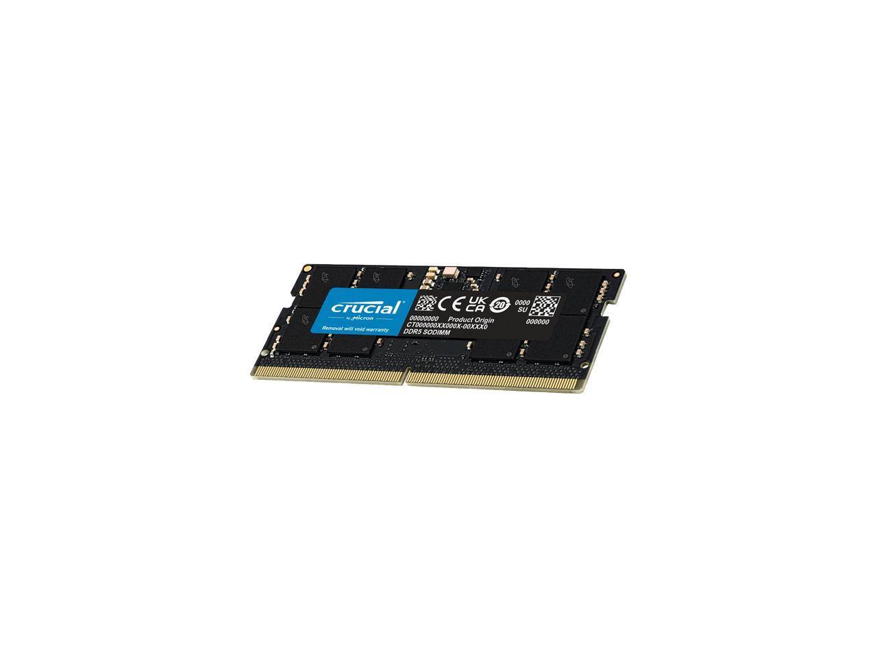未開封新品レシート付 Crucial DDR5 5600 16GB×2 32GB Crucial 32GB Kit (2x16GB) DDR5 5600MHz C46 SODIMM Laptop Memory