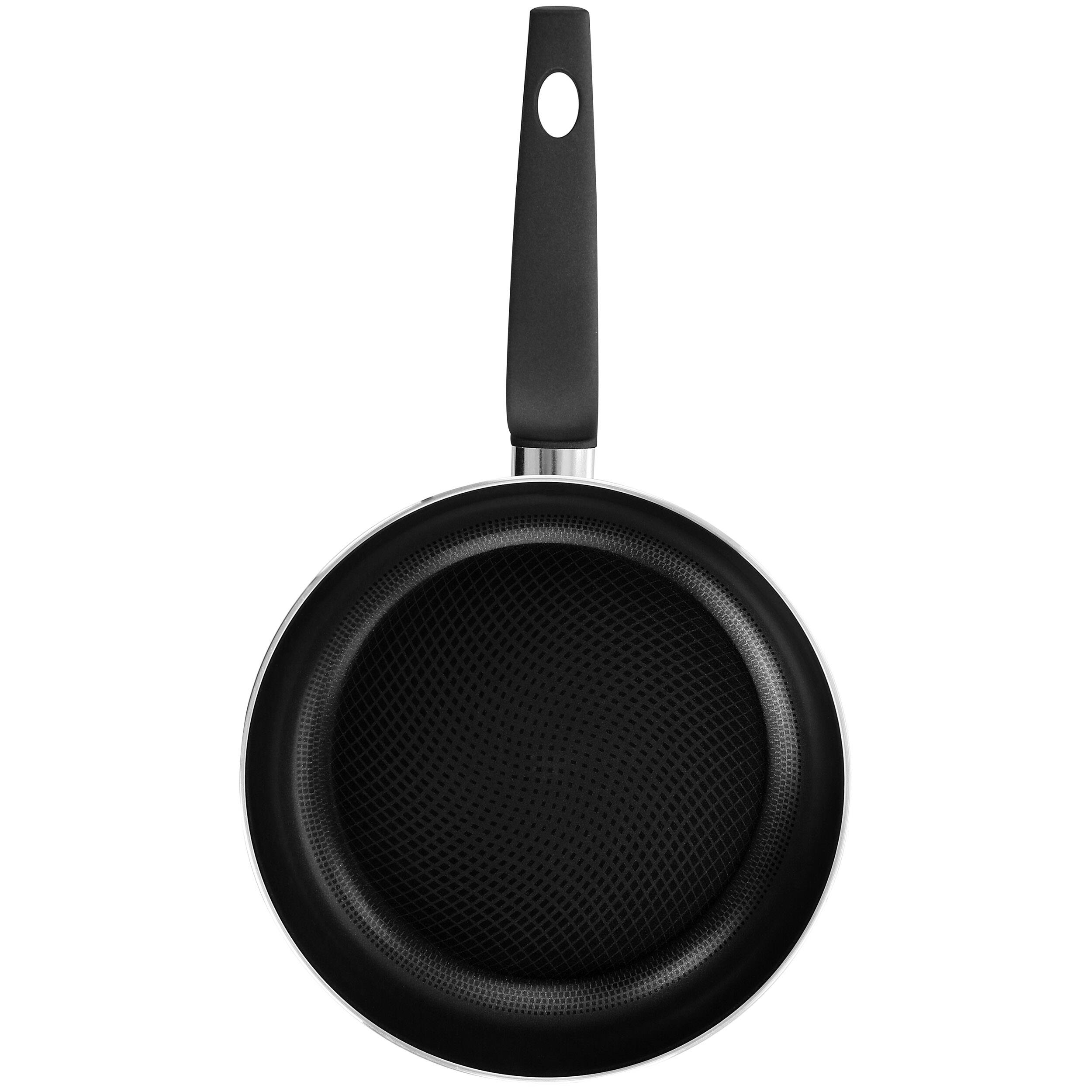 Alt View 1. Gibson - Tosca Cortona 10 Inch Nonstick Aluminum Frying Pan in Cool Black - Cool Black.