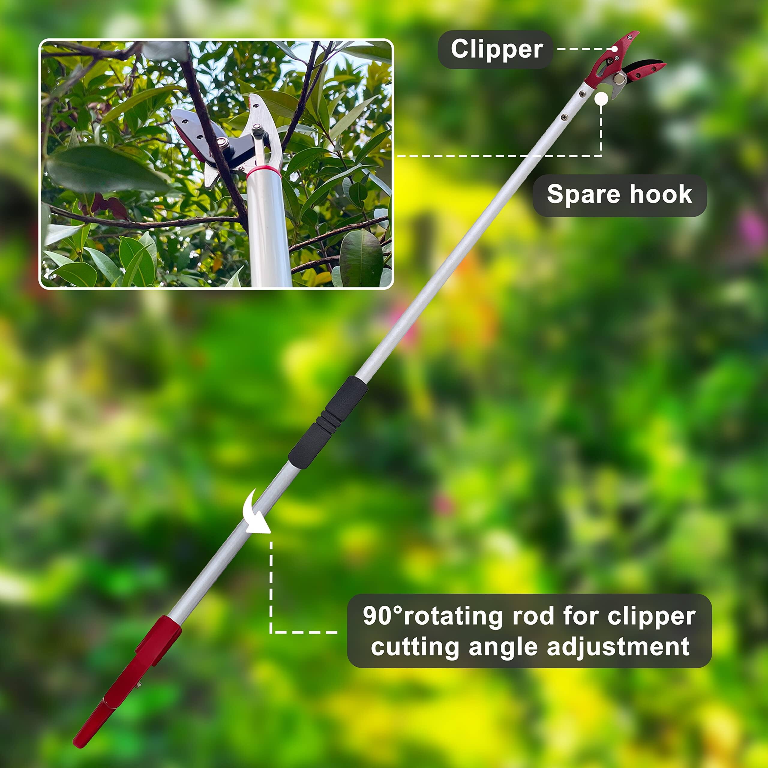 Clipper Spare hook 90° rotating rod for clipper cutting angle adjustment