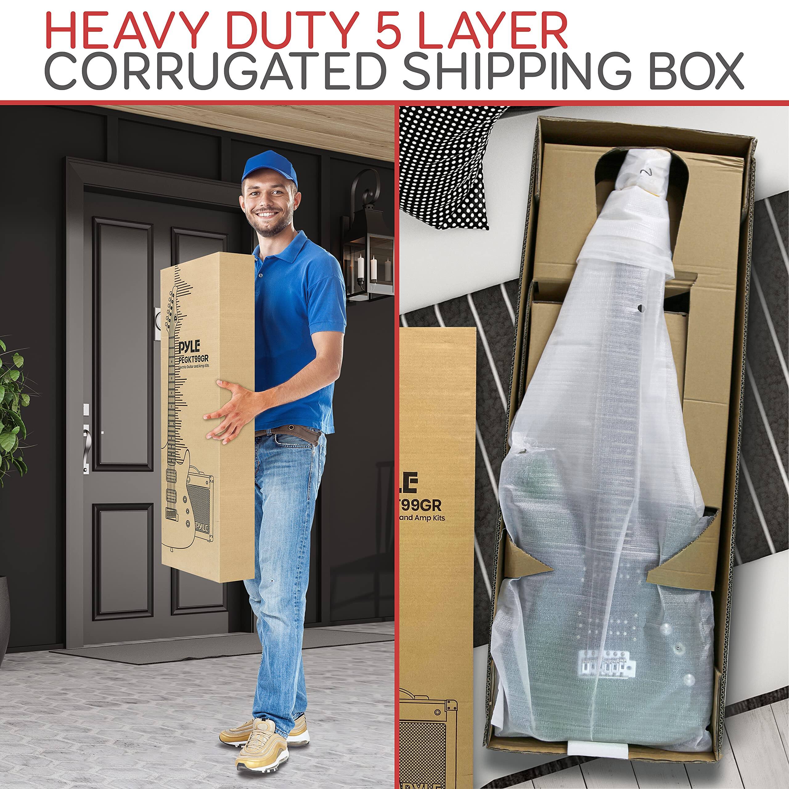 HEAVY DUTY 5 LAYER CORRUGATED SHIPPING BOX

PYLE PEOKTRBOR E 99GR and Amp kits