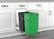 Alt View 6. Rev-A-Shelf - Rev-A-Shelf Double Pullout Trash Can 27 qt. for Kitchen, Green, RV-15KD-1918C-S - Green/Black.