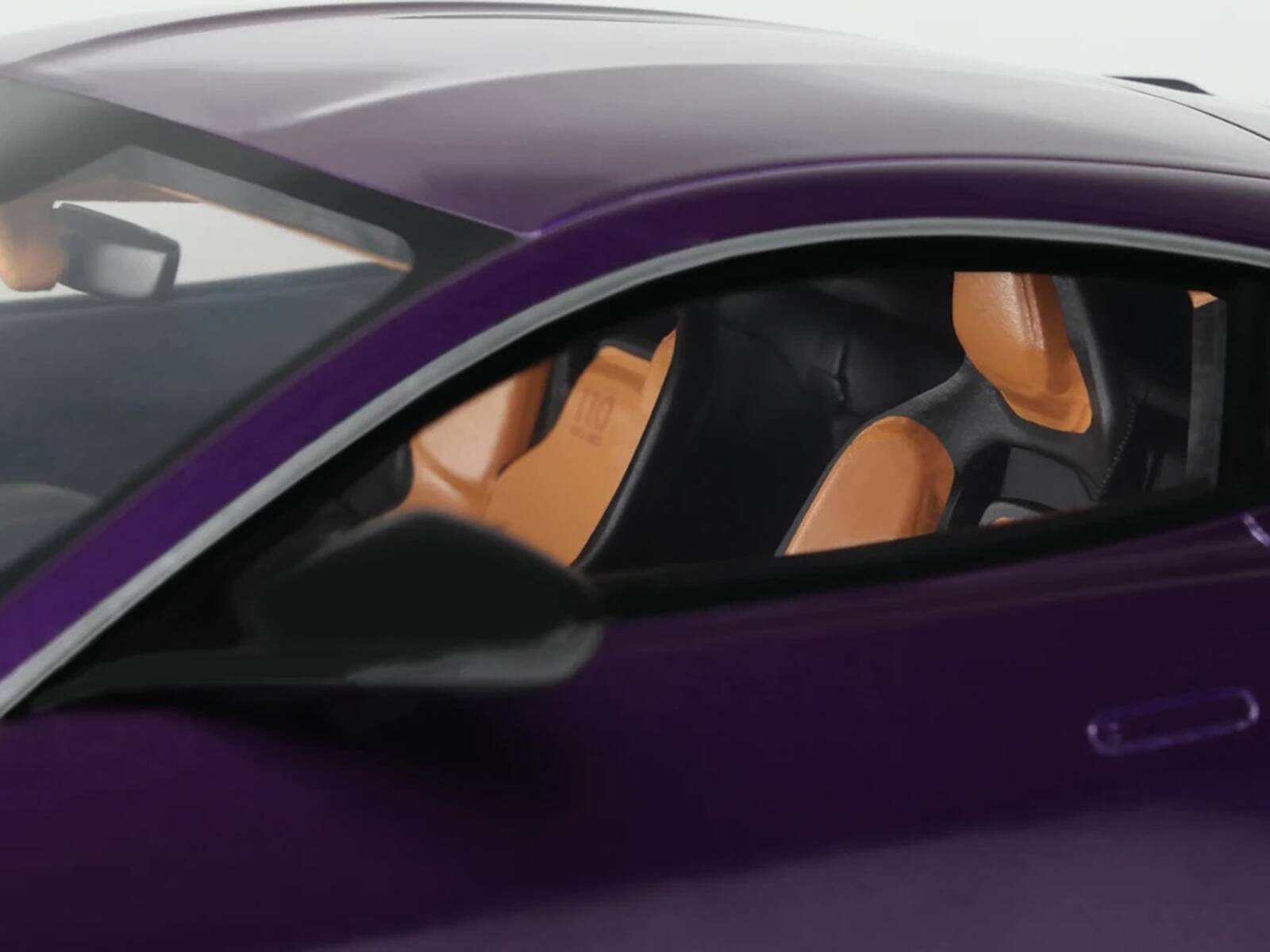 Alt View 2. GT Spirit - 2023 Aston Martin Valour Purple Metallic 1/18 Model Car by GT Spirit.