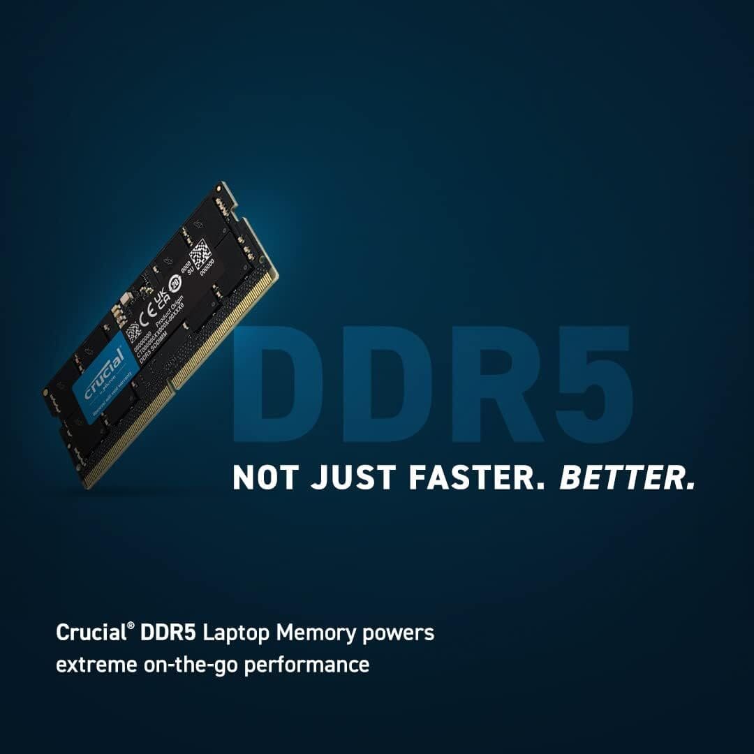 Crucial 32GB 262 Pin DDR5 SO DIMM DDR5 5600 Laptop Memory Model