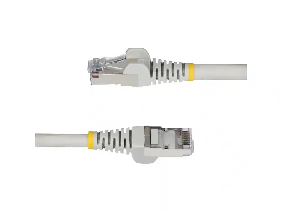 Poe Rj45 StarTech.com StarTech 75ft Gray CAT6a Ethernet Cable, 10GbE, 100W PoE++ ...