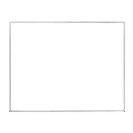 Front. Ghent - Ghent Non-Magnetic Whiteboard with Aluminum Frame, 3'H x 4'W.