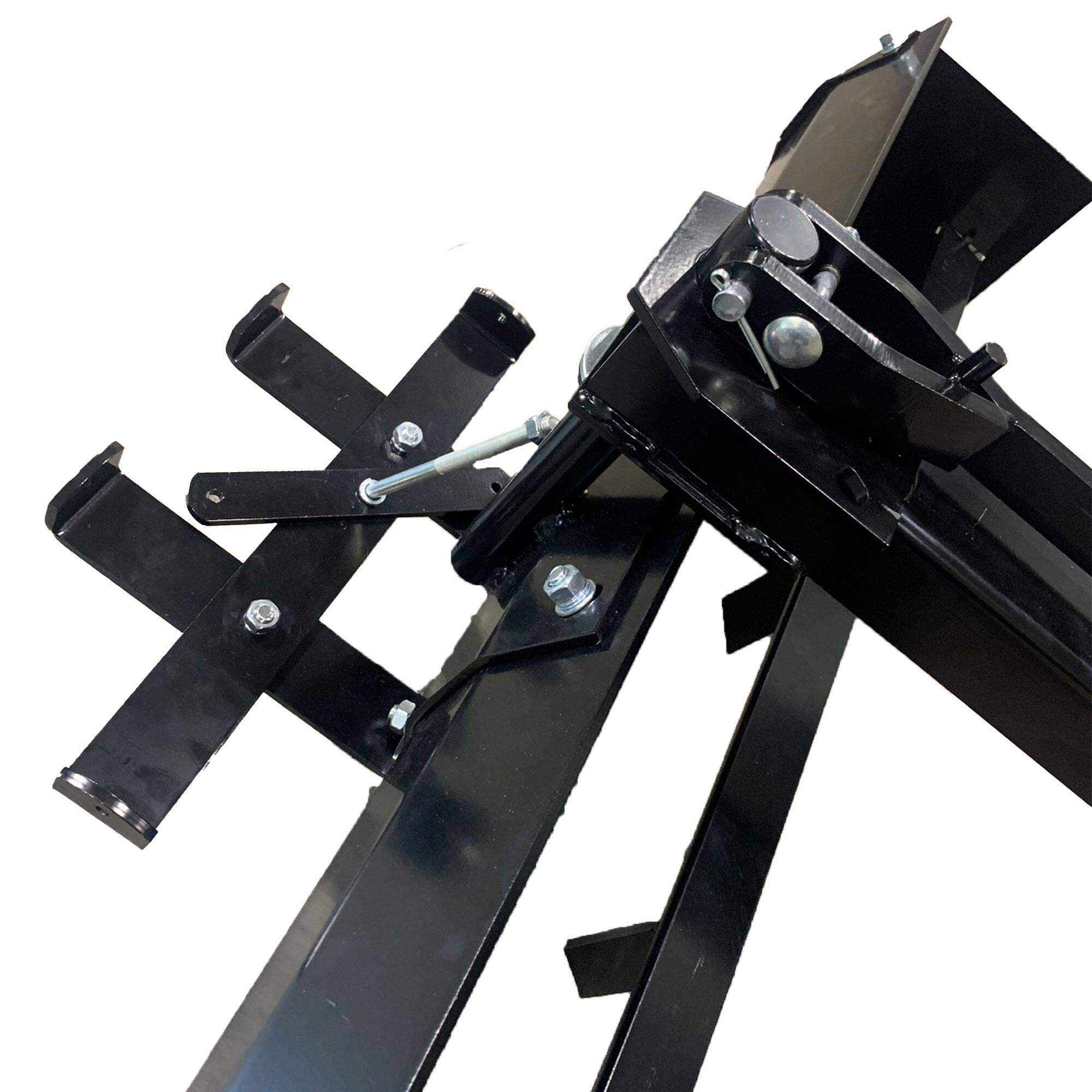 Alt View 5. Field Tuff - Field Tuff 38 Inch Sleeve Hitch Tow Behind Scraper for Garden and Yard, Black - Black.